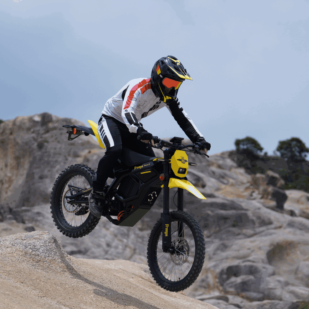 Freego | Nova 5 Mid-Drive Electric Dirt Bike | 8000W Peak - Nova 5 Pro Black