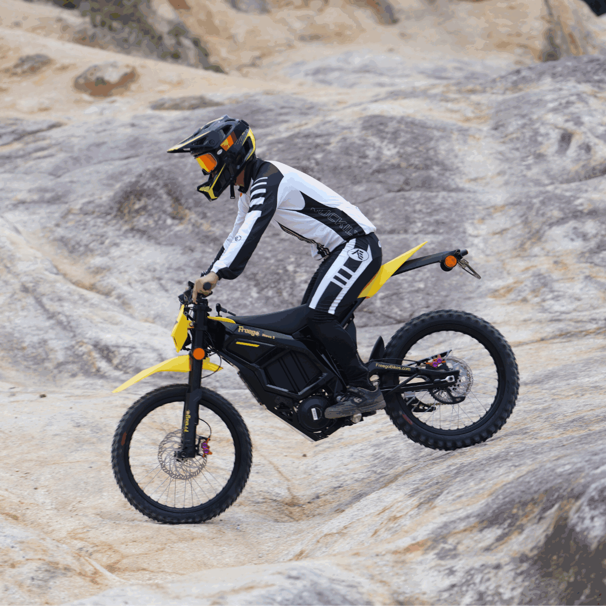 Freego | Nova 5 Mid-Drive Electric Dirt Bike | 8000W Peak - Nova 5 Pro Yellow
