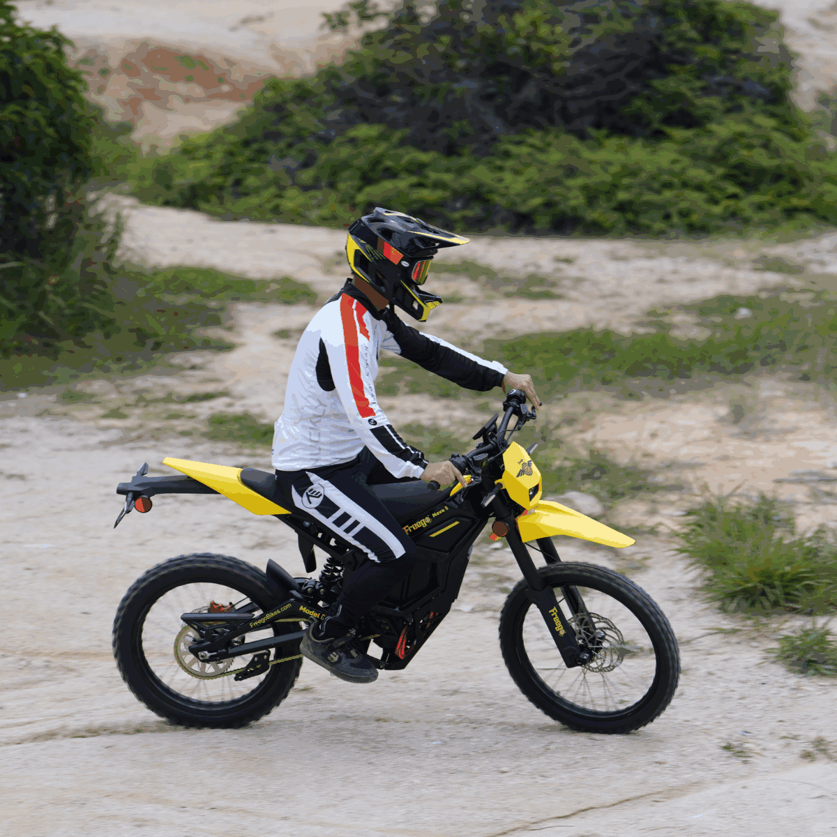 Freego | Nova 5 Mid-Drive Electric Dirt Bike | 8000W Peak - Nova 5 Yellow