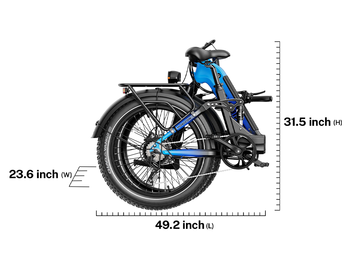 Heybike | Horizon 24" Fat-Tire Full-Suspension Folding E-Bike