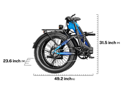 Heybike | Horizon 24" Fat-Tire Full-Suspension Folding E-Bike