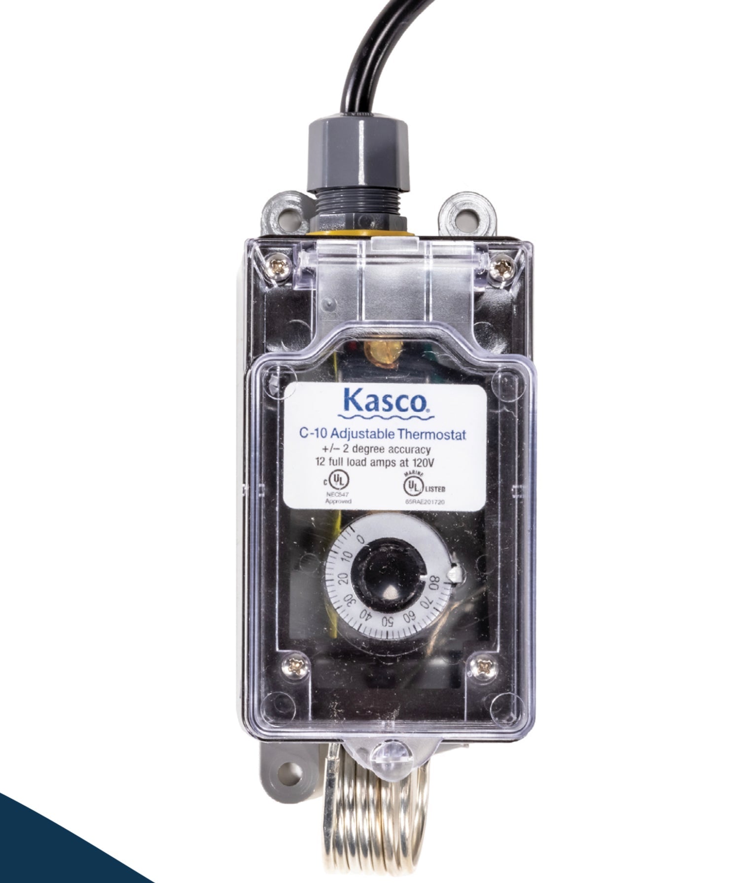 Kasco Marine | C-10 120volt Adjustable Temperature Control/Thermostat for Deicer