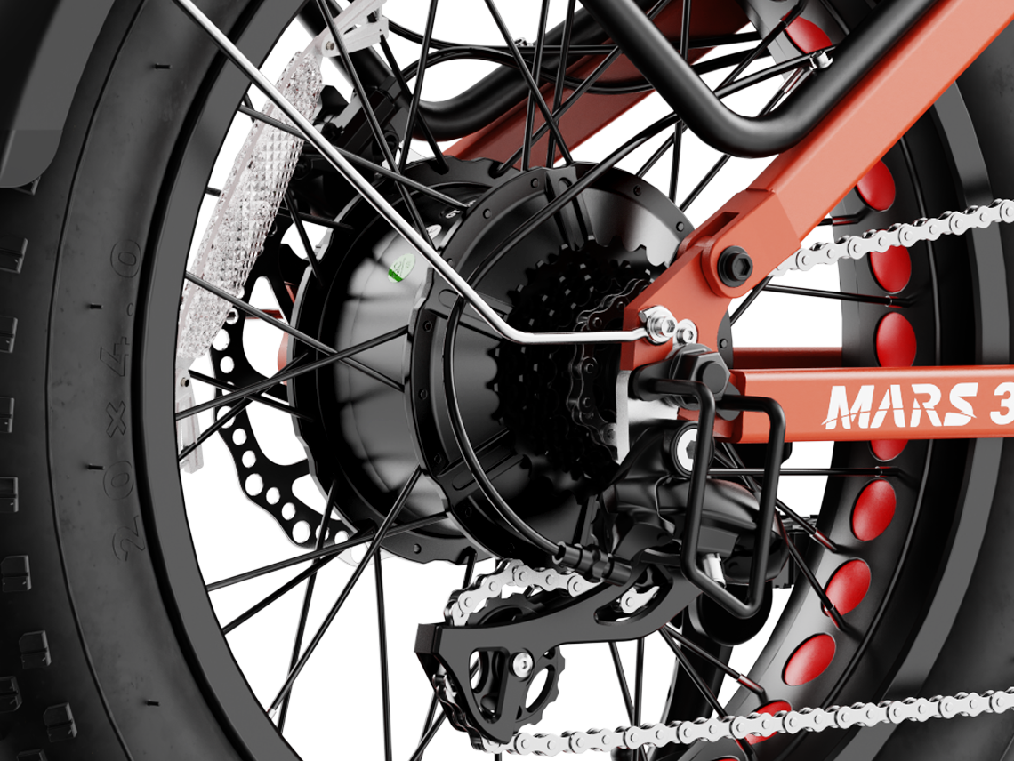 Heybike | Mars 3.0 Folding Fat-Tire Full-Suspension E-Bike