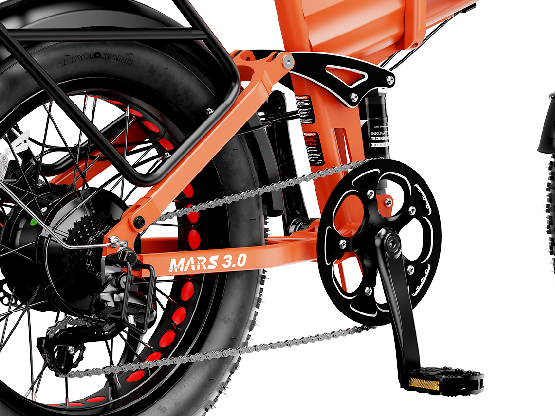 Heybike | Mars 3.0 Folding Fat-Tire Full-Suspension E-Bike