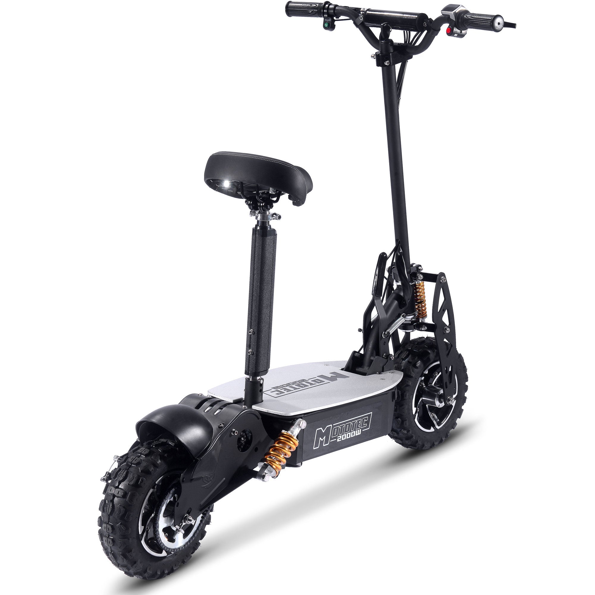MotoTec | 2000w 48v Electric Scooter Black