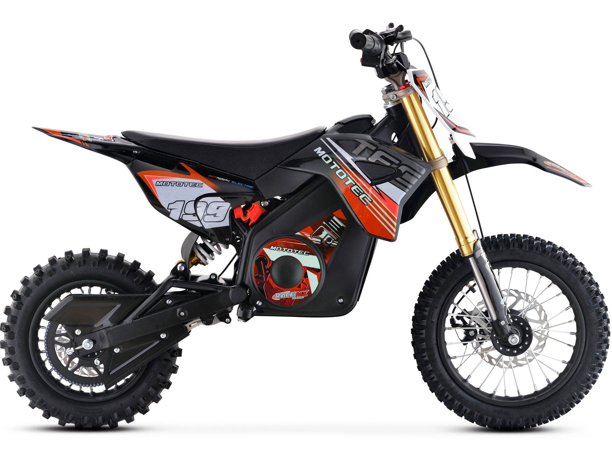 MotoTec | 36v Pro Electric Dirt Bike 1200w Lithium Red