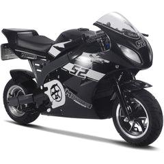 MotoTec | 1000w 48v Electric Superbike Black