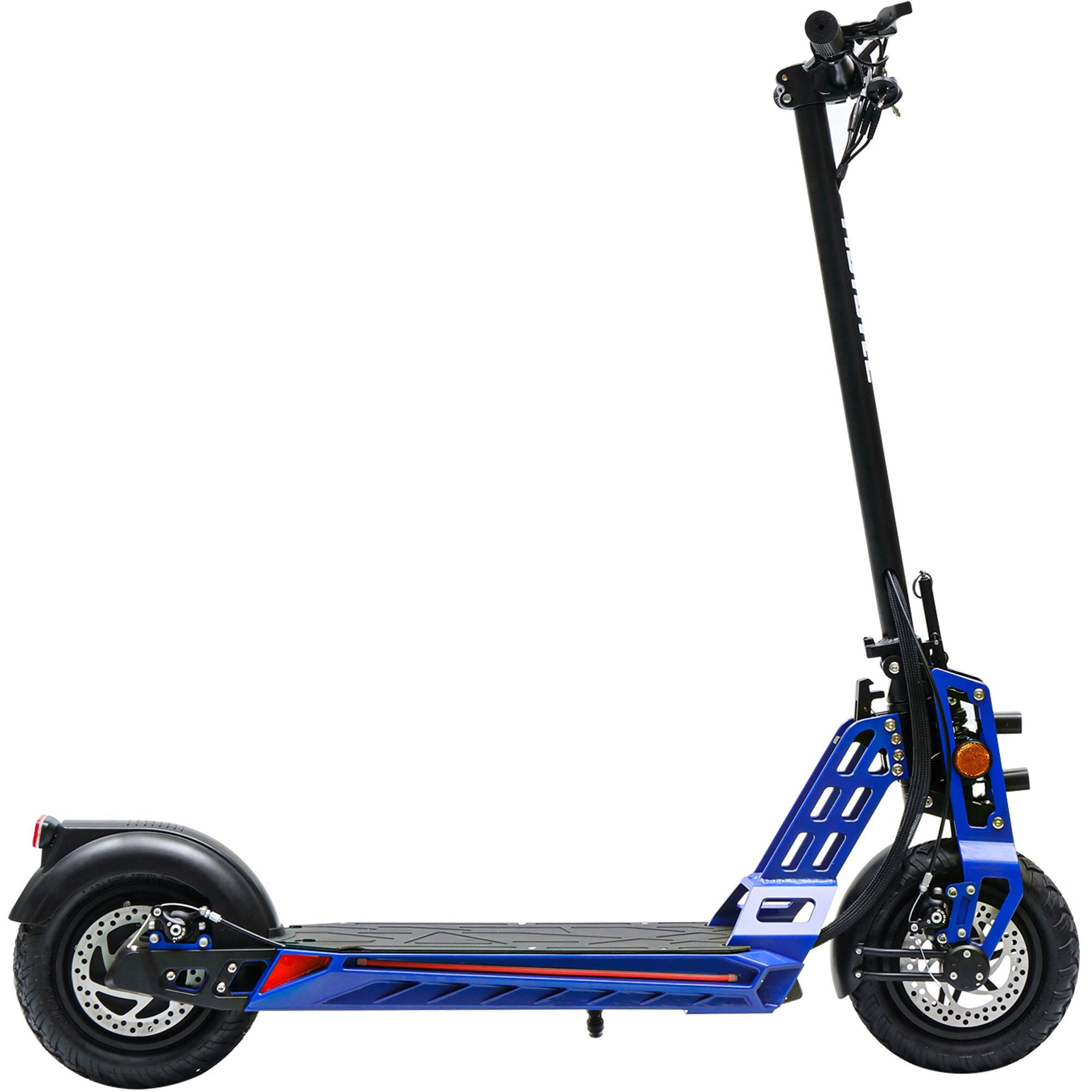 MotoTec | Free Ride 48v 600w Lithium Electric Scooter Blue