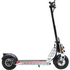 MotoTec | Free Ride 48v 600w Lithium Electric Scooter Silver