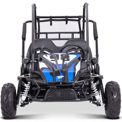 MotoTec | Mud Monster XL 60v 2000w Electric Go Kart Full Suspension Blue