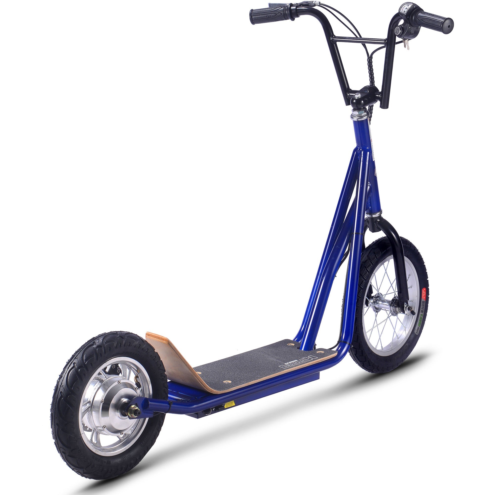 MotoTec | Groove 36v 350w Big Wheel Lithium Electric Scooter Blue