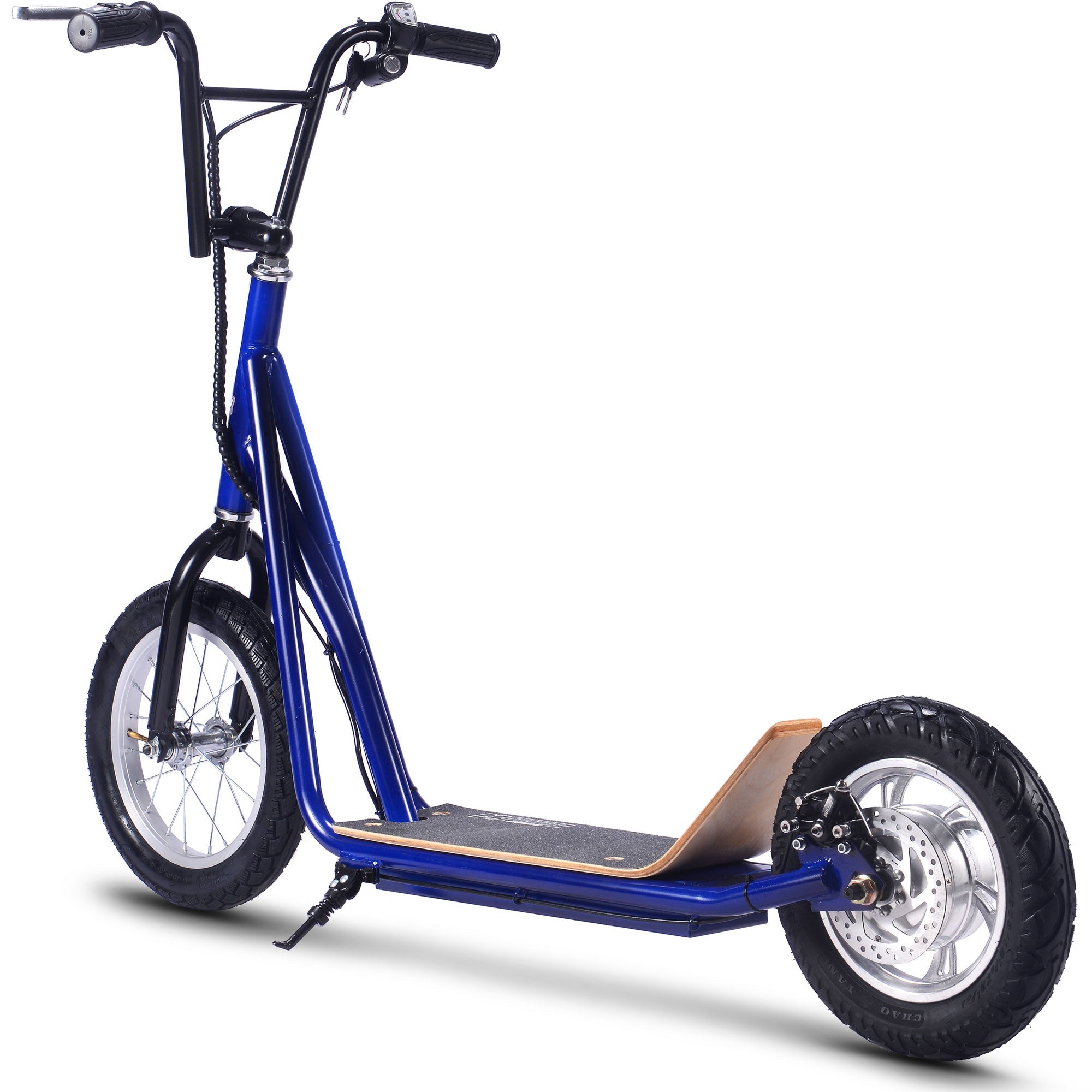 MotoTec | Groove 36v 350w Big Wheel Lithium Electric Scooter Blue