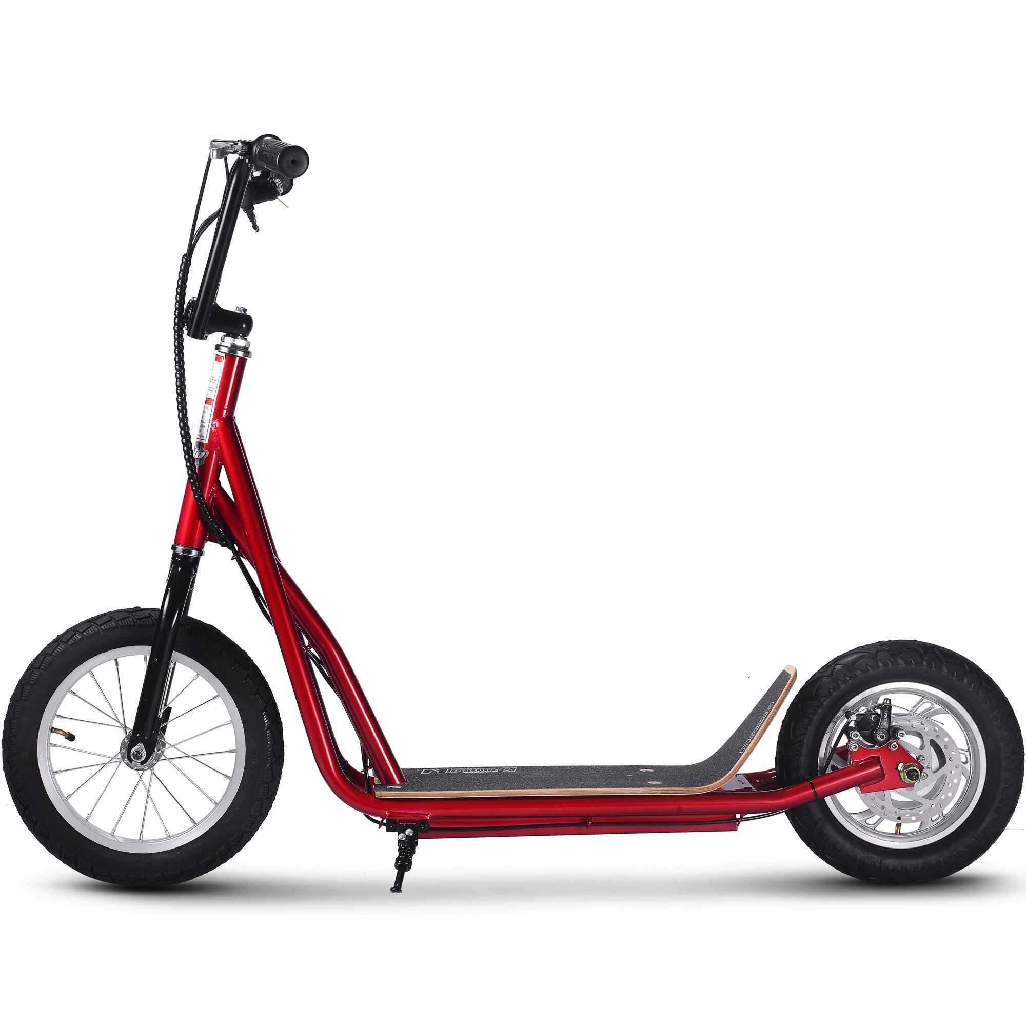 MotoTec | Groove 36v 350w Big Wheel Lithium Electric Scooter Red