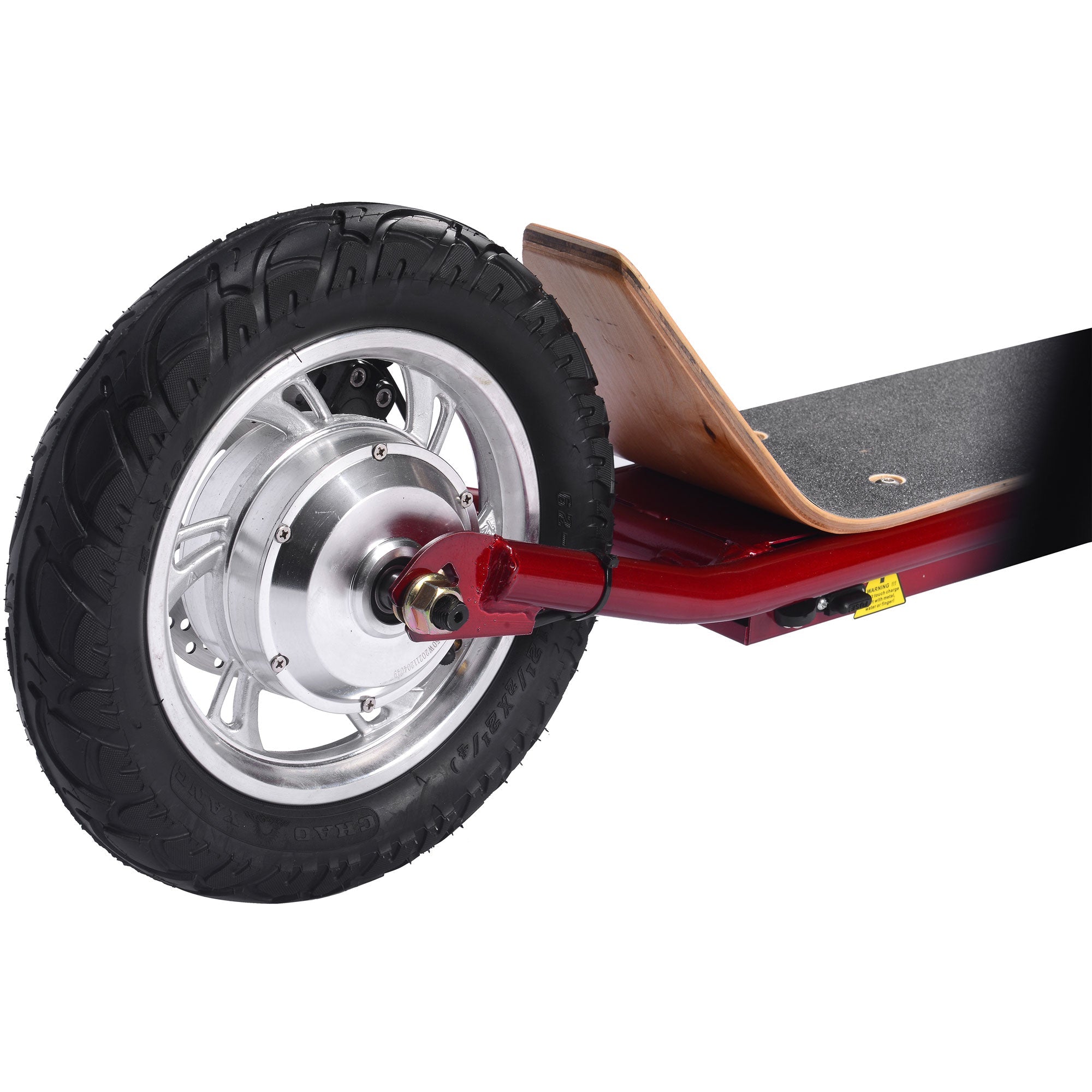 MotoTec | Groove 36v 350w Big Wheel Lithium Electric Scooter Red