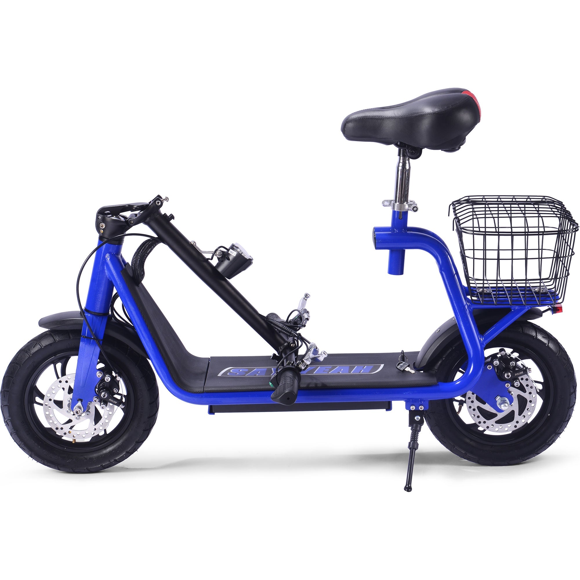 MotoTec | Metro 36v 500w Lithium Electric Scooter Blue