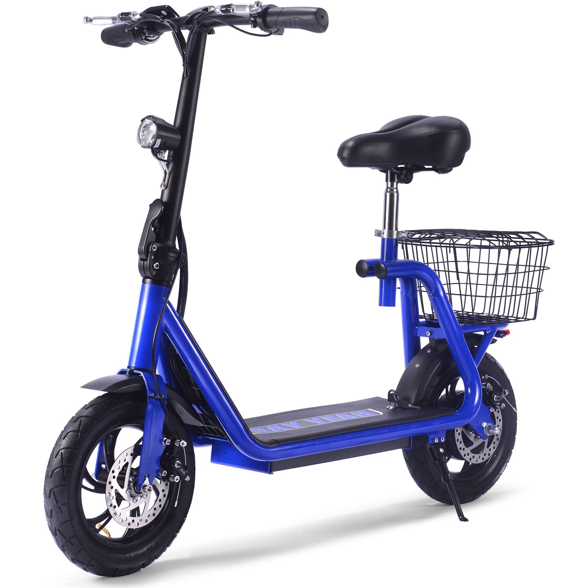 MotoTec | Metro 36v 500w Lithium Electric Scooter Blue