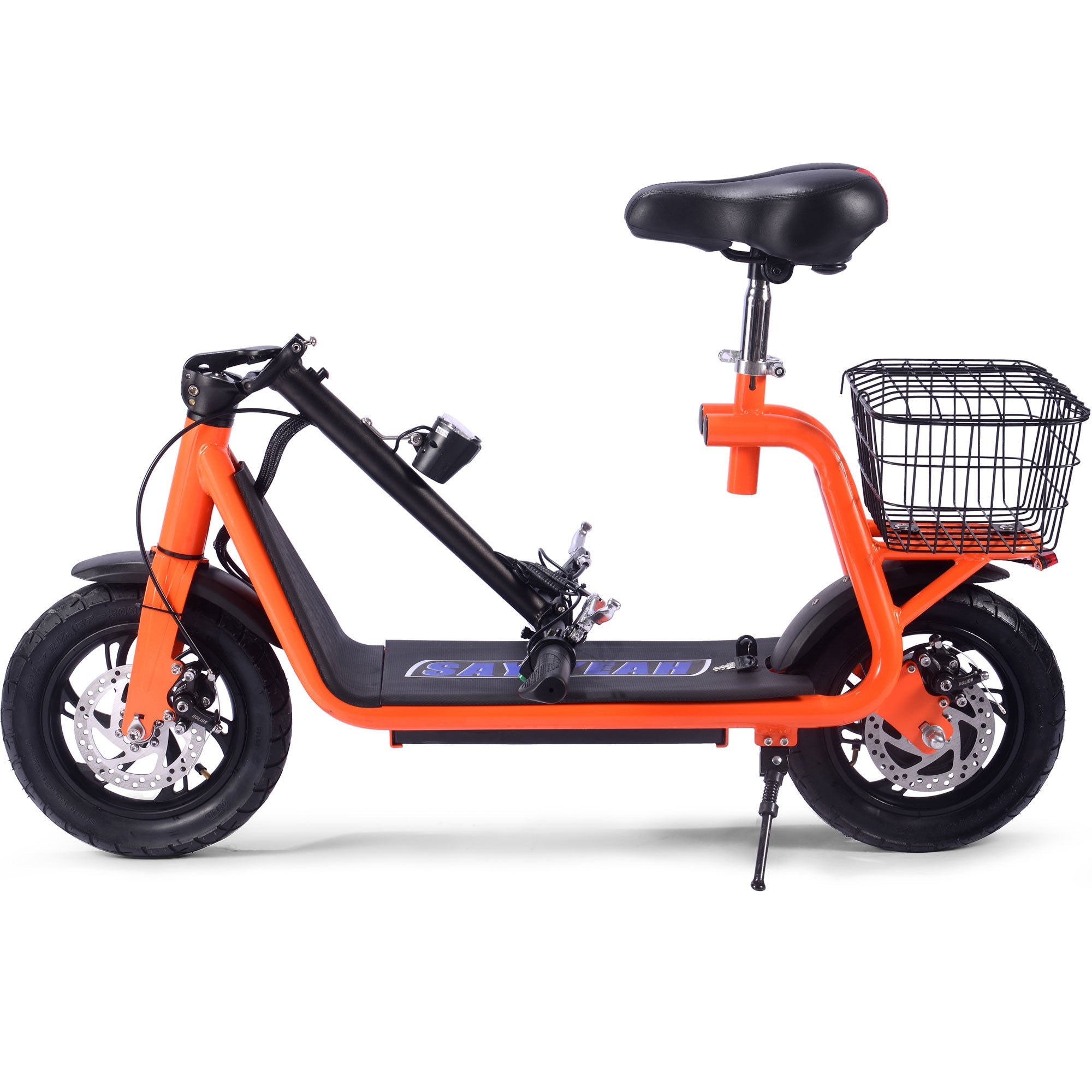 MotoTec | Metro 36v 500w Lithium Electric Scooter Orange