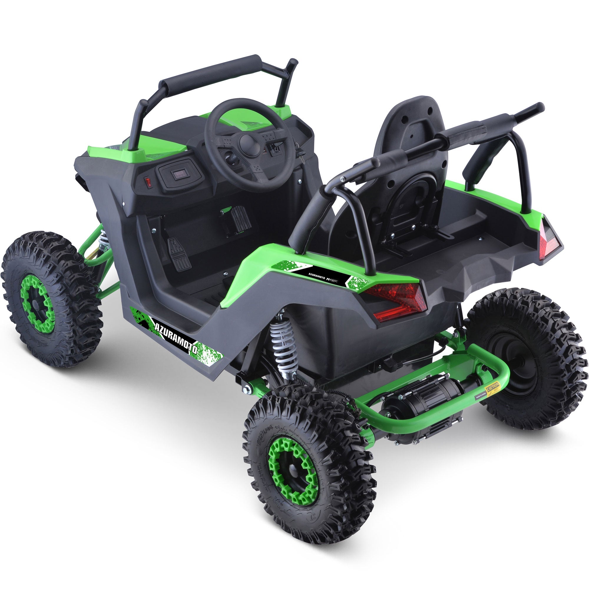 MotoTec | Raider Kids UTV 48v 1200w Full Suspension Green