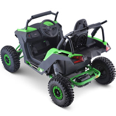 MotoTec | Raider Kids UTV 48v 1200w Full Suspension Green