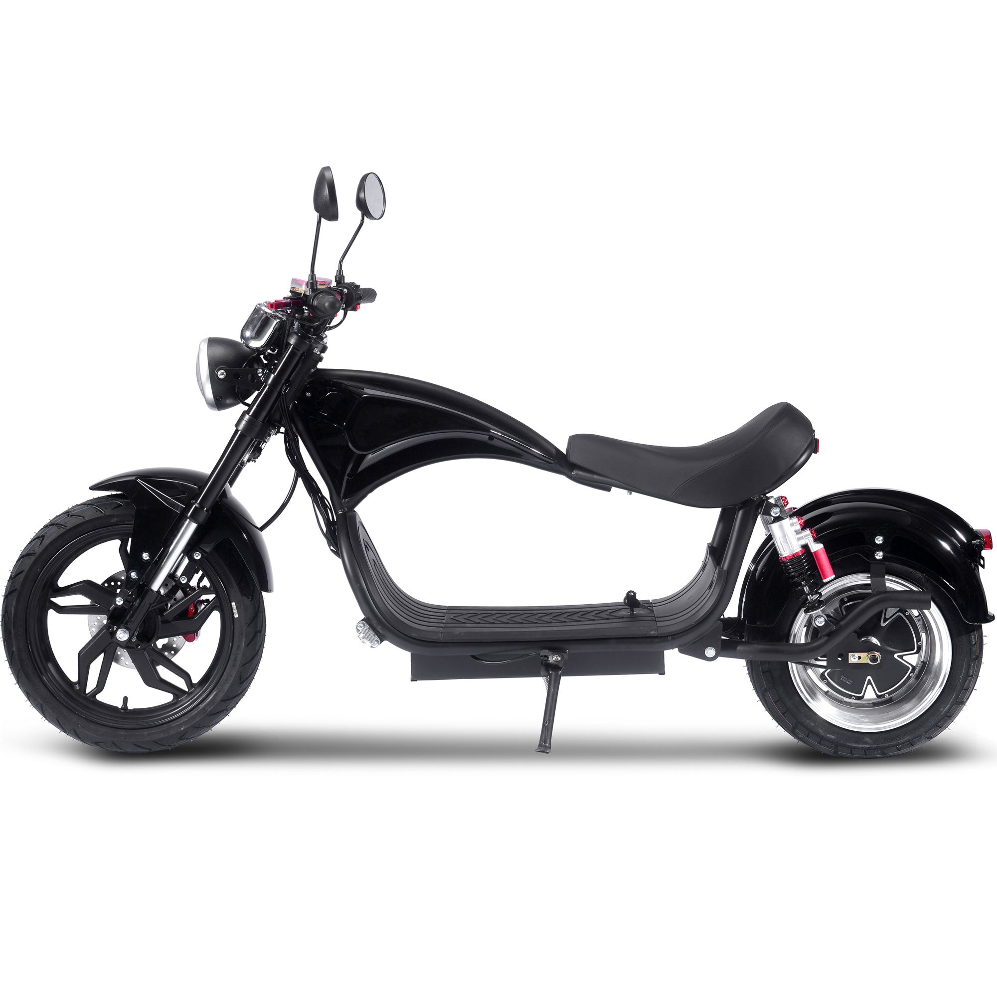 MotoTec | Raven 60v 30ah 2500w Lithium Electric Scooter Black