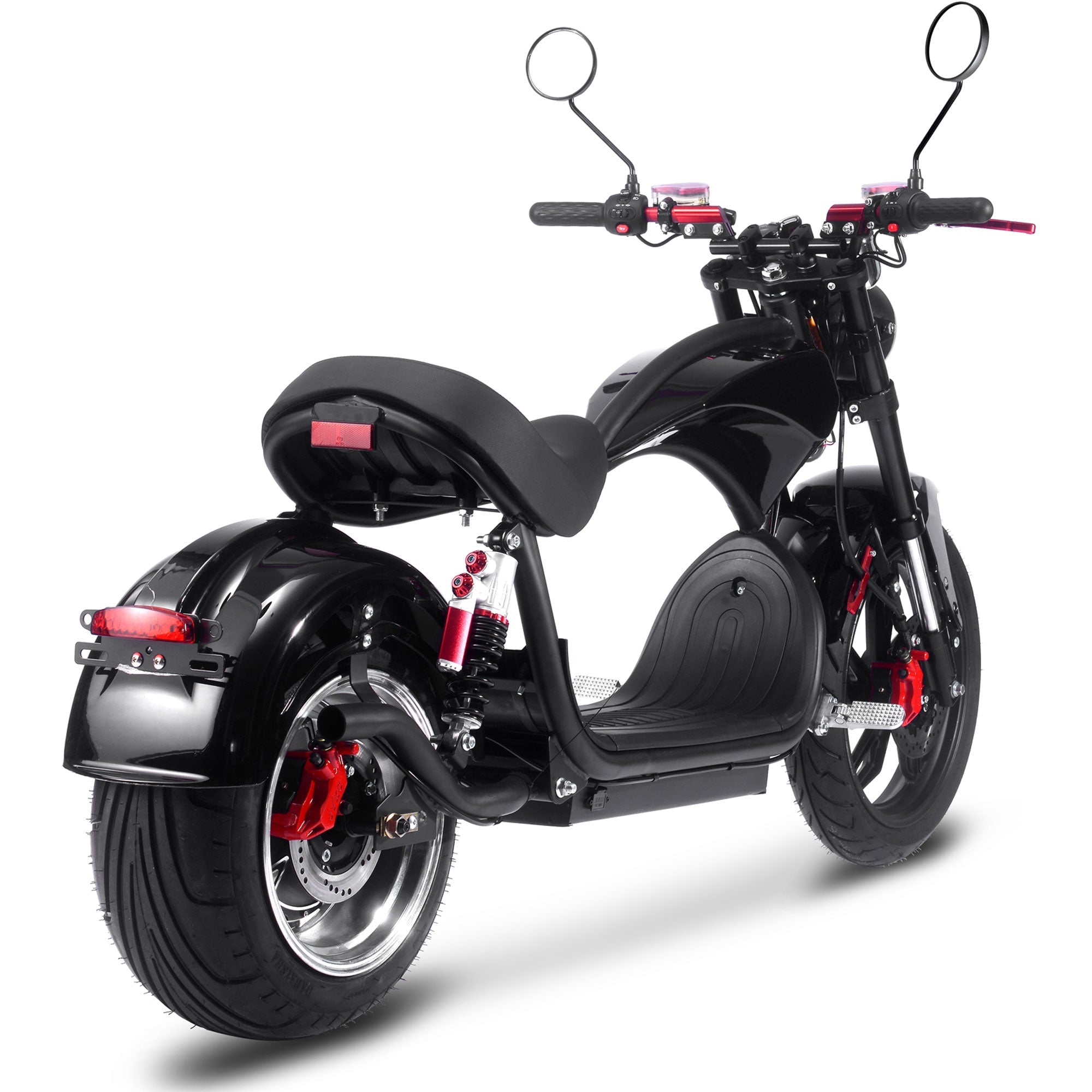 MotoTec | Raven 60v 30ah 2500w Lithium Electric Scooter Black