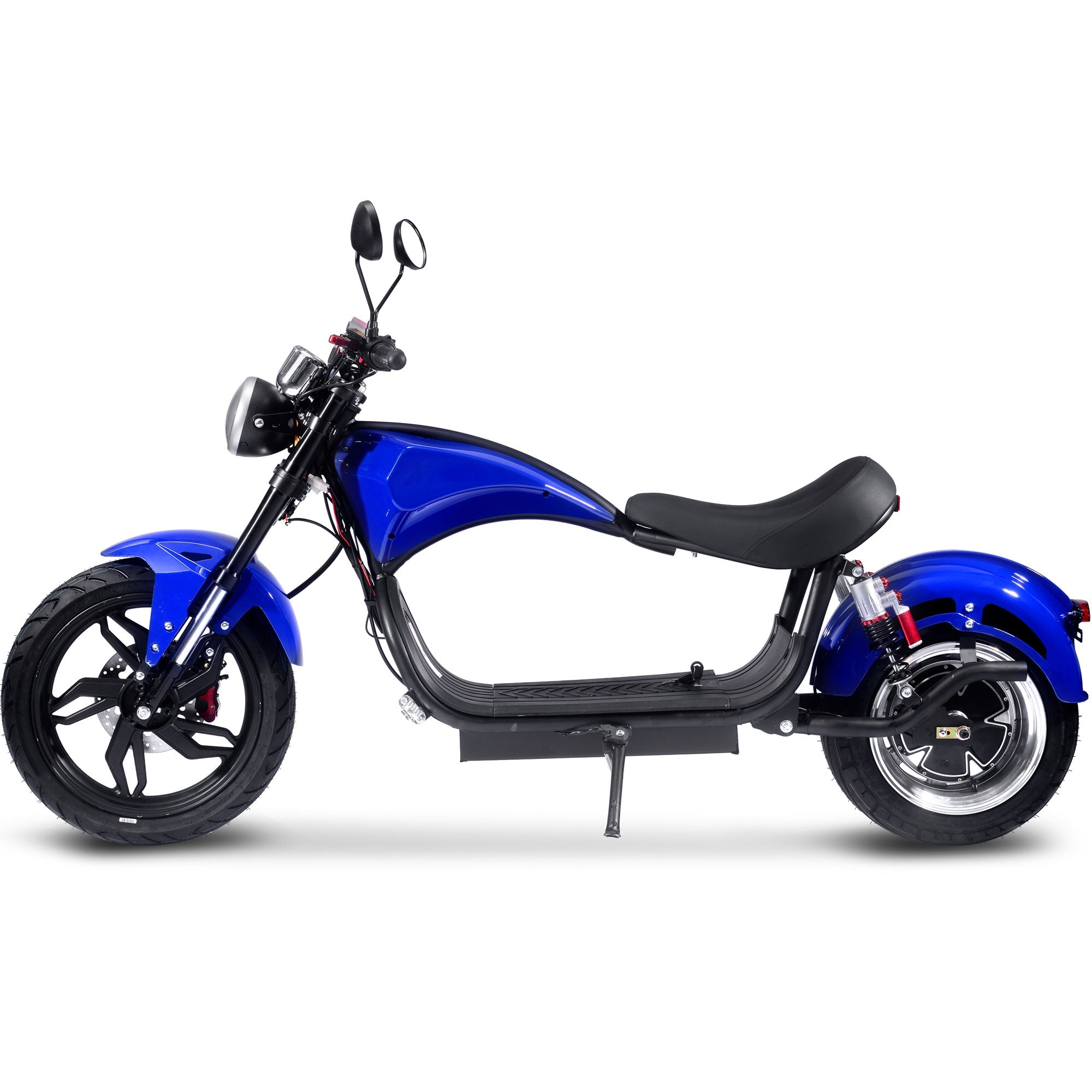 MotoTec | Raven 60v 30ah 2500w Lithium Electric Scooter Blue