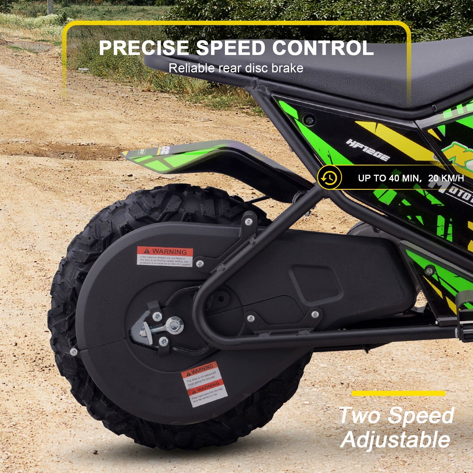 MotoTec | 24v 250w Electric Powered Mini Bike | HP120E