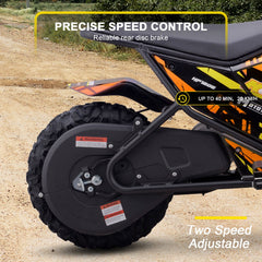 MotoTec | 24v 250w Electric Powered Mini Bike Orange | HP120E