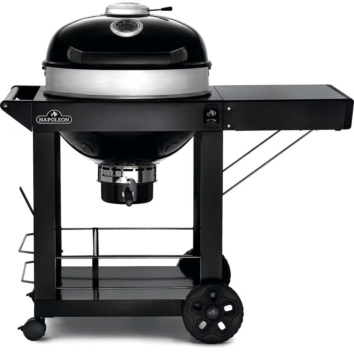 Napoleon | PRO22 Charcoal Kettle Grill, Black with Cart | PRO22K-CART-3