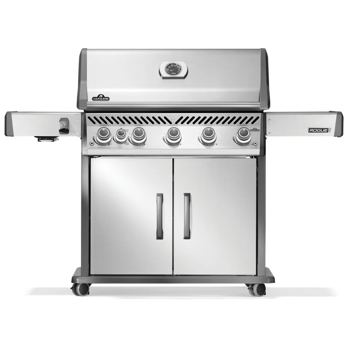 Napoleon | Rogue PRO 625 Propane Gas Grill with Infrared Side Burner, Stainless Steel | RP625SIBPSS-2