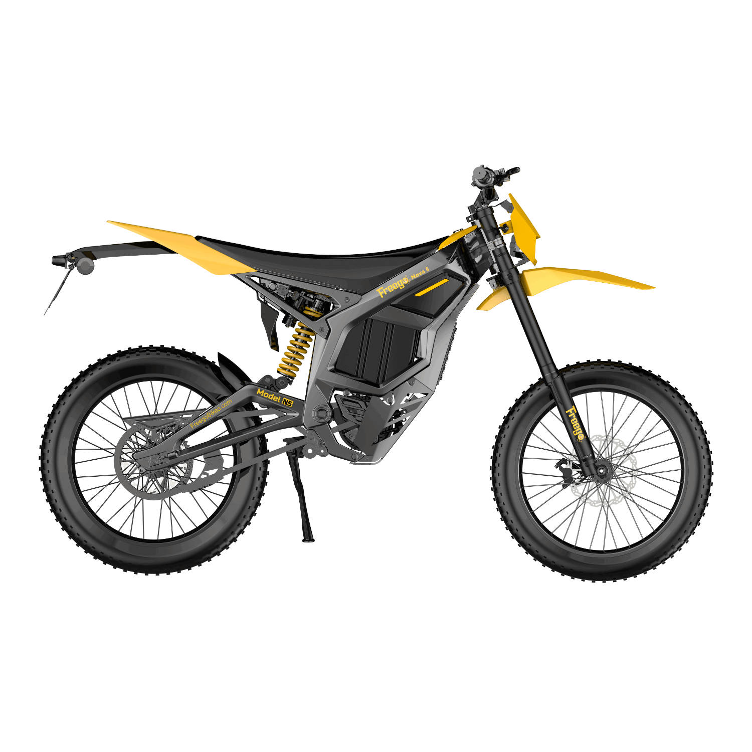Freego | Nova 5 Mid-Drive Electric Dirt Bike | 8000W Peak - Nova 5 Black