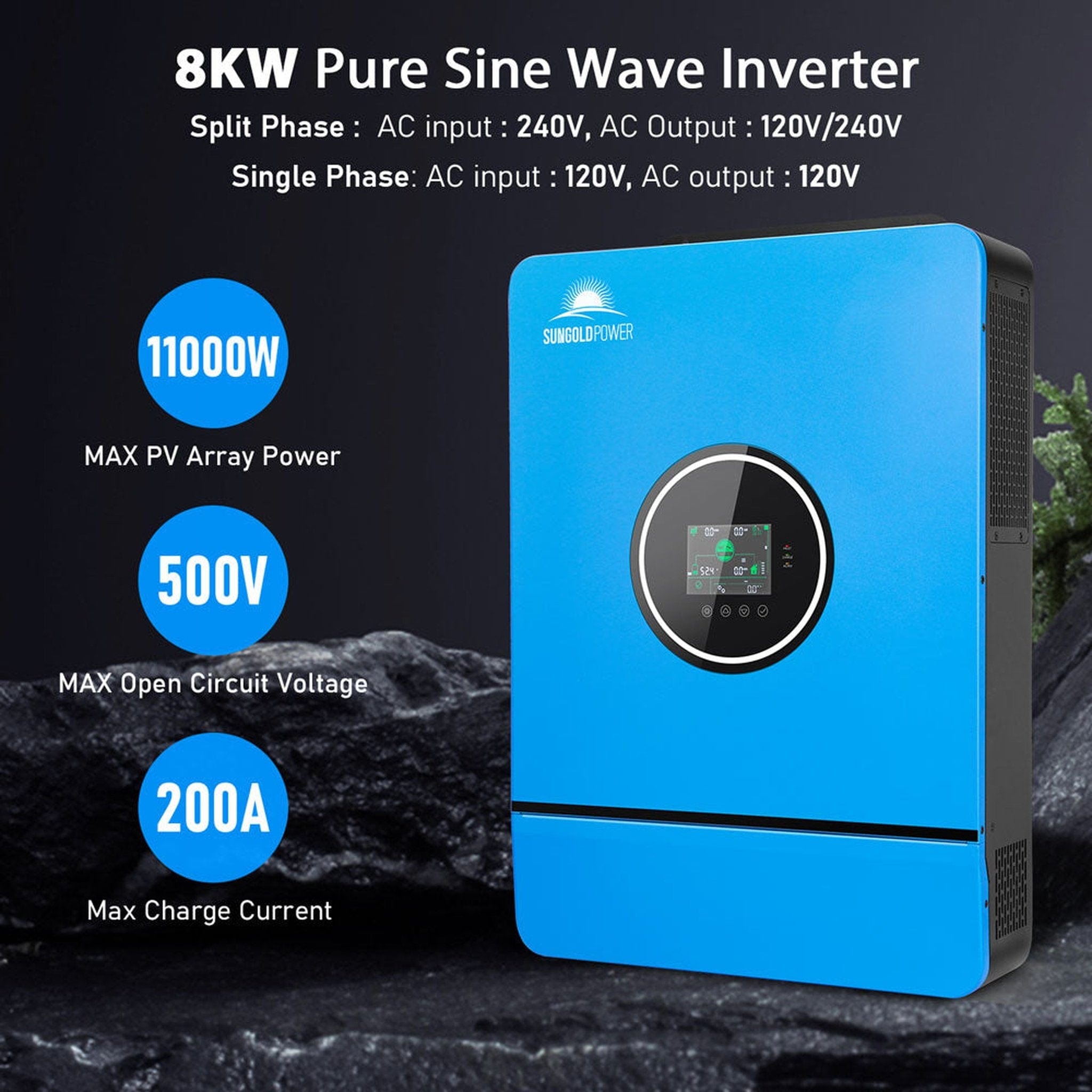 SunGold Power | Off Grid Solar Kit 10KW Inverter | SGM-10K20