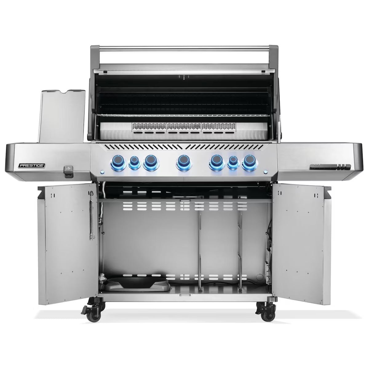 Napoleon | Prestige 665 5-Burner Natural Gas Grill w/ Rotisserie & Side Burner | P665VRSIBNSS
