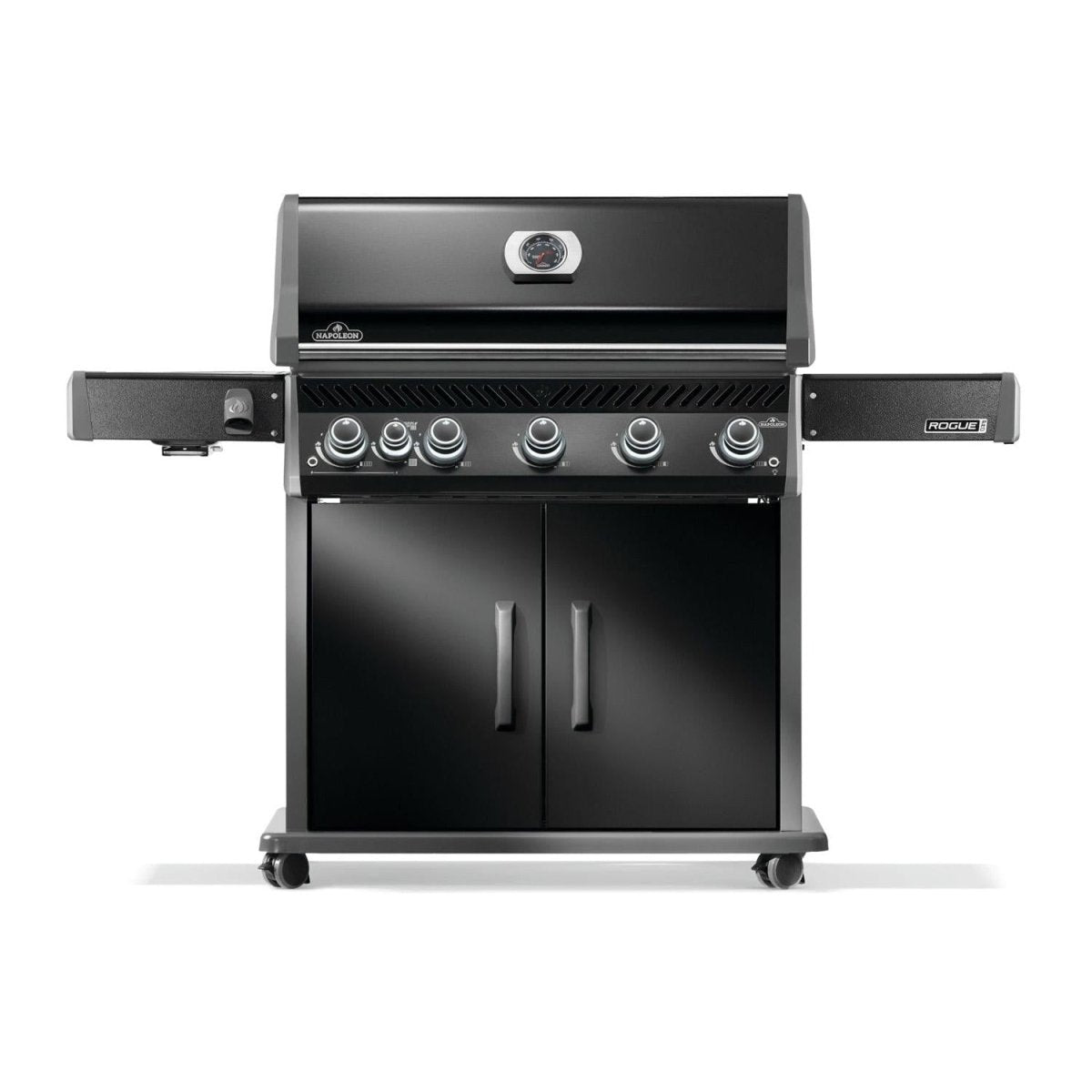 Napoleon | Rogue PRO 625 5-Burner Natural Gas Grill w/ Infrared Side Burner | Black | RP625SIBNK-2