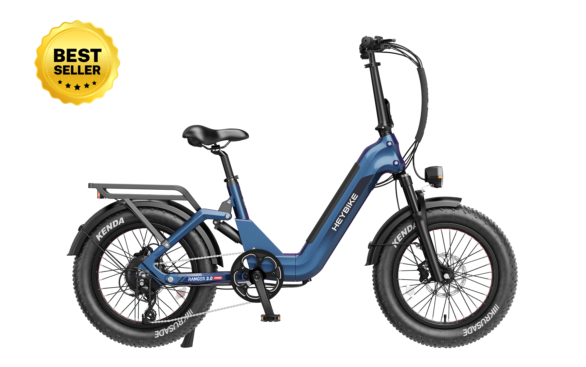 Heybike | Ranger 3.0 Pro Folding Fat-Tire Full-Suspension E-Bike