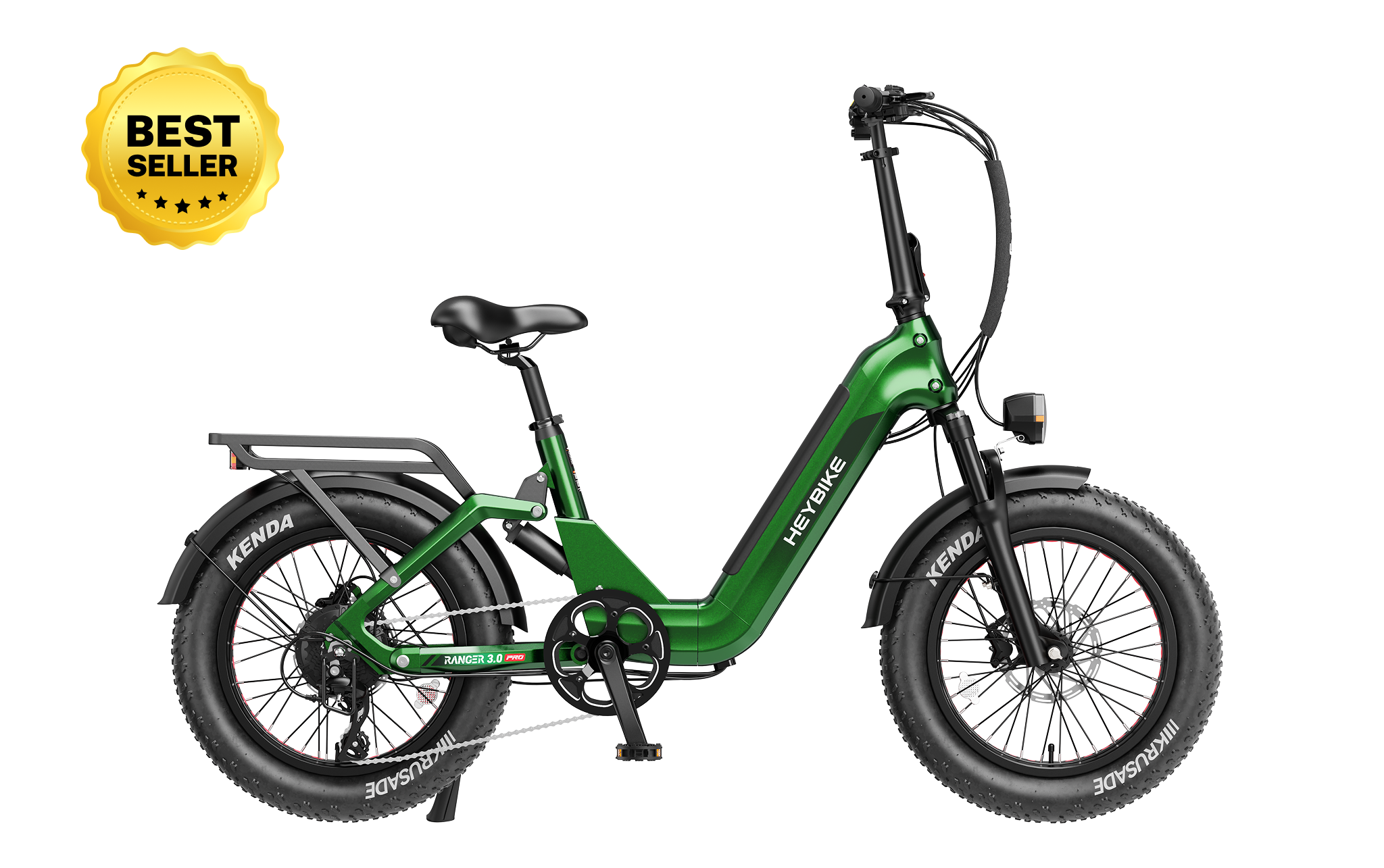 Heybike | Ranger 3.0 Pro Folding Fat-Tire Full-Suspension E-Bike