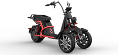 SoverSky T100 Electric Trike | 4000W 60V 50Ah - Red