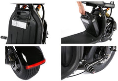 SoverSky X7 Electric Golf Course Scooter 2000W Fat Tire Black - Private Course Use Only
