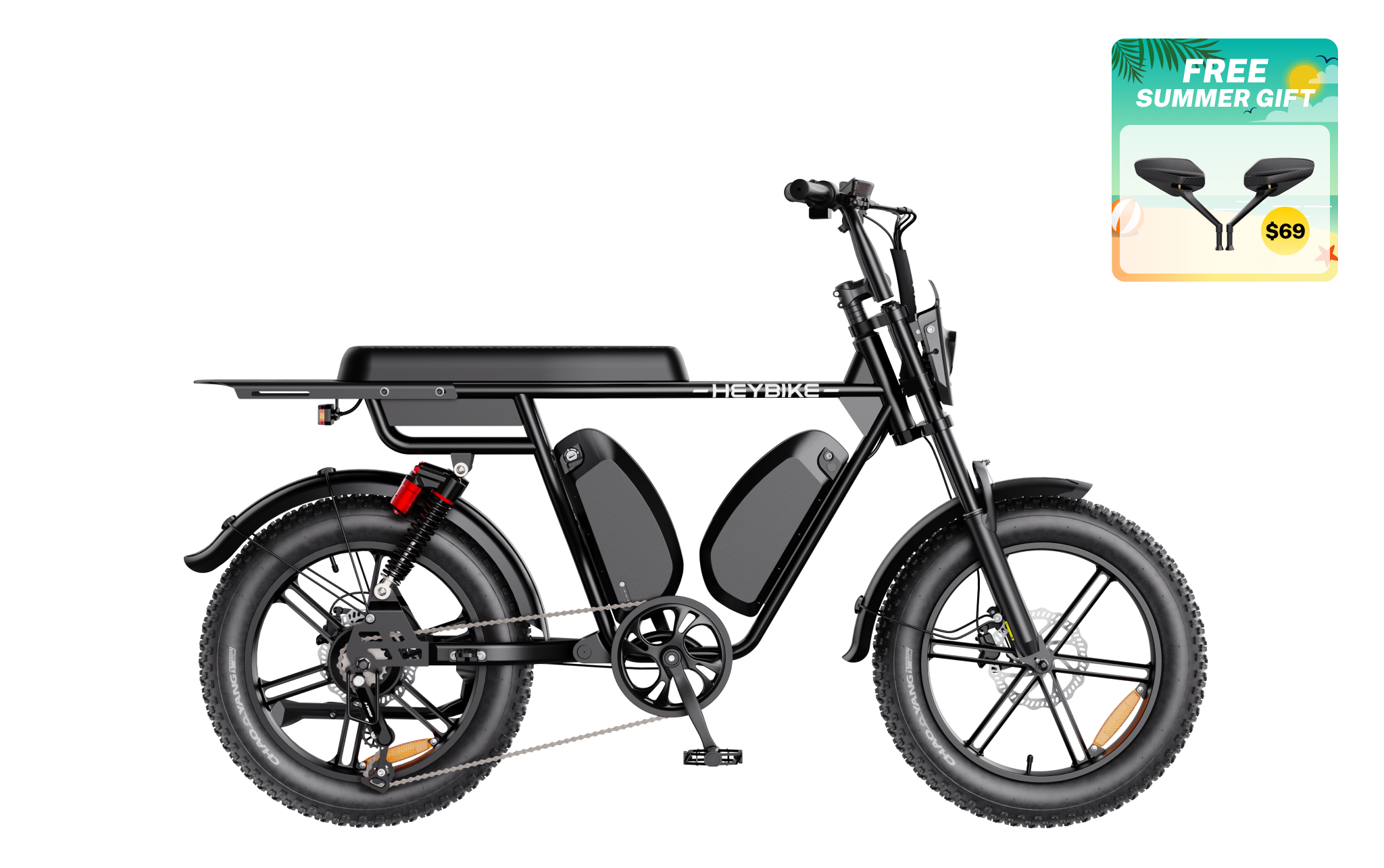 Heybike | Saturn Moped-Style Long-Range Utility E-Bike