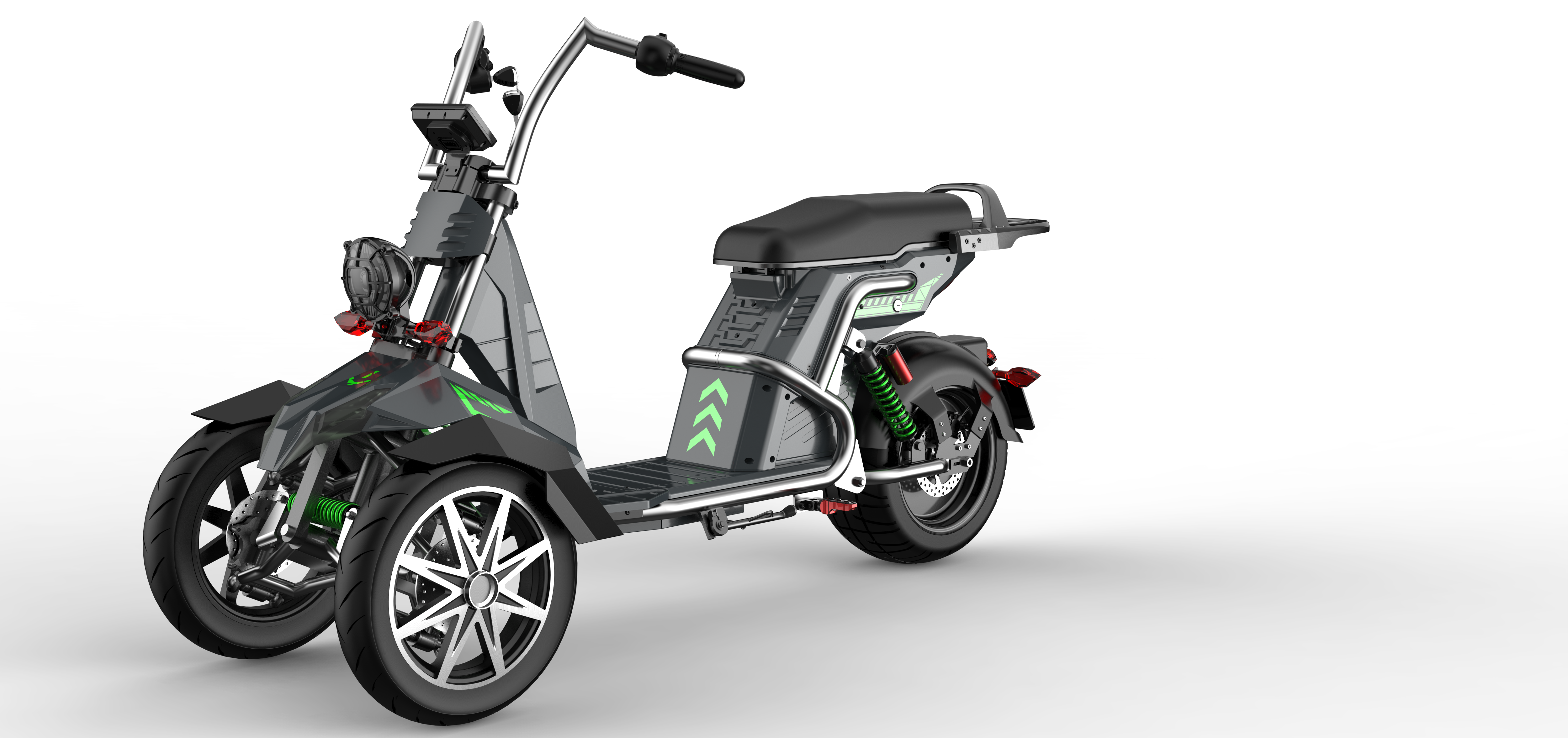SoverSky T100 Electric Trike | 4000W 60V 50Ah - Blue
