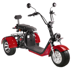 SoverSky | T7.1/T7.2 Electric Trike | 2000W 60V Dual Battery - Strip Black 20Ah