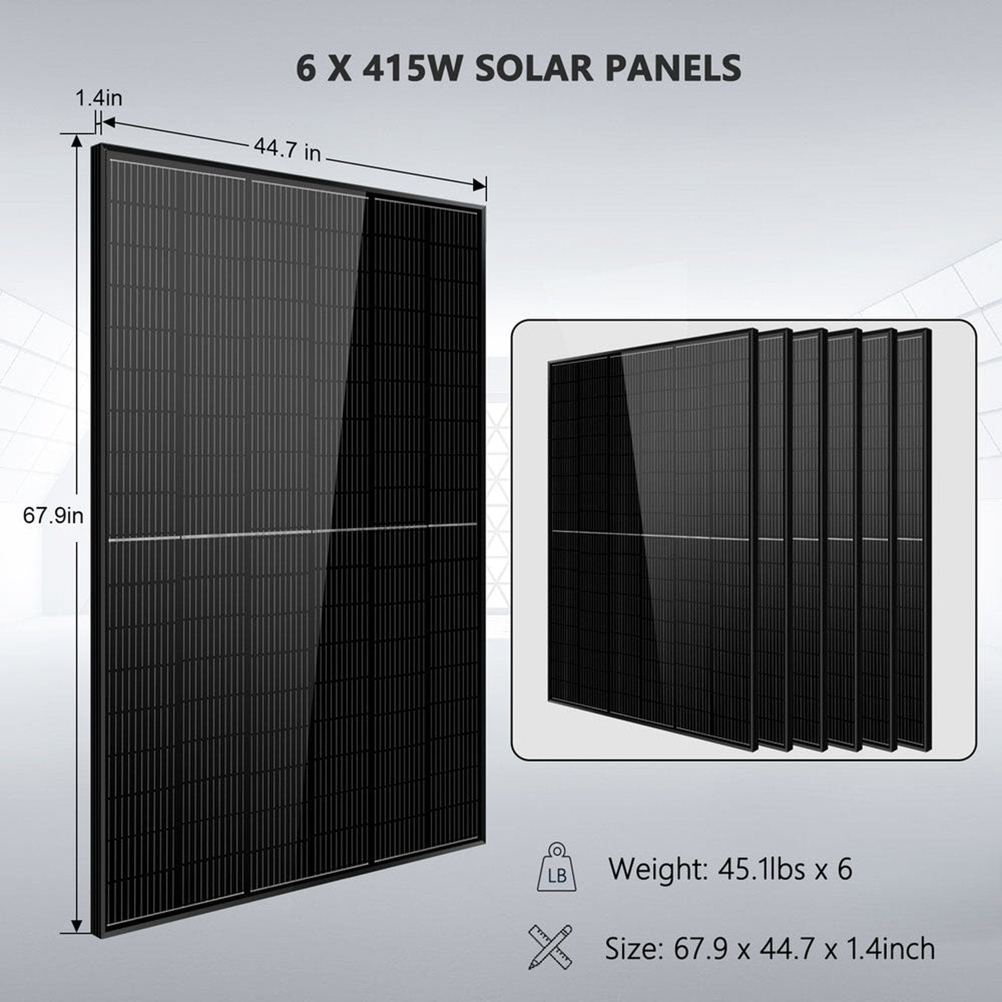 SunGold Power | Offgrid Solar Kit 5000W 48VDC | SGR-5KE