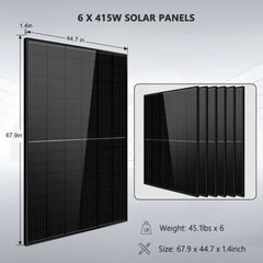 SunGold Power | Offgrid Solar Kit 5000W 48VDC | SGR-5KE