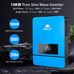 SunGold Power | Off Grid Solar Kit 12 X 550 Watts Solar Panels 10KW Inverter | SGR-10K25S