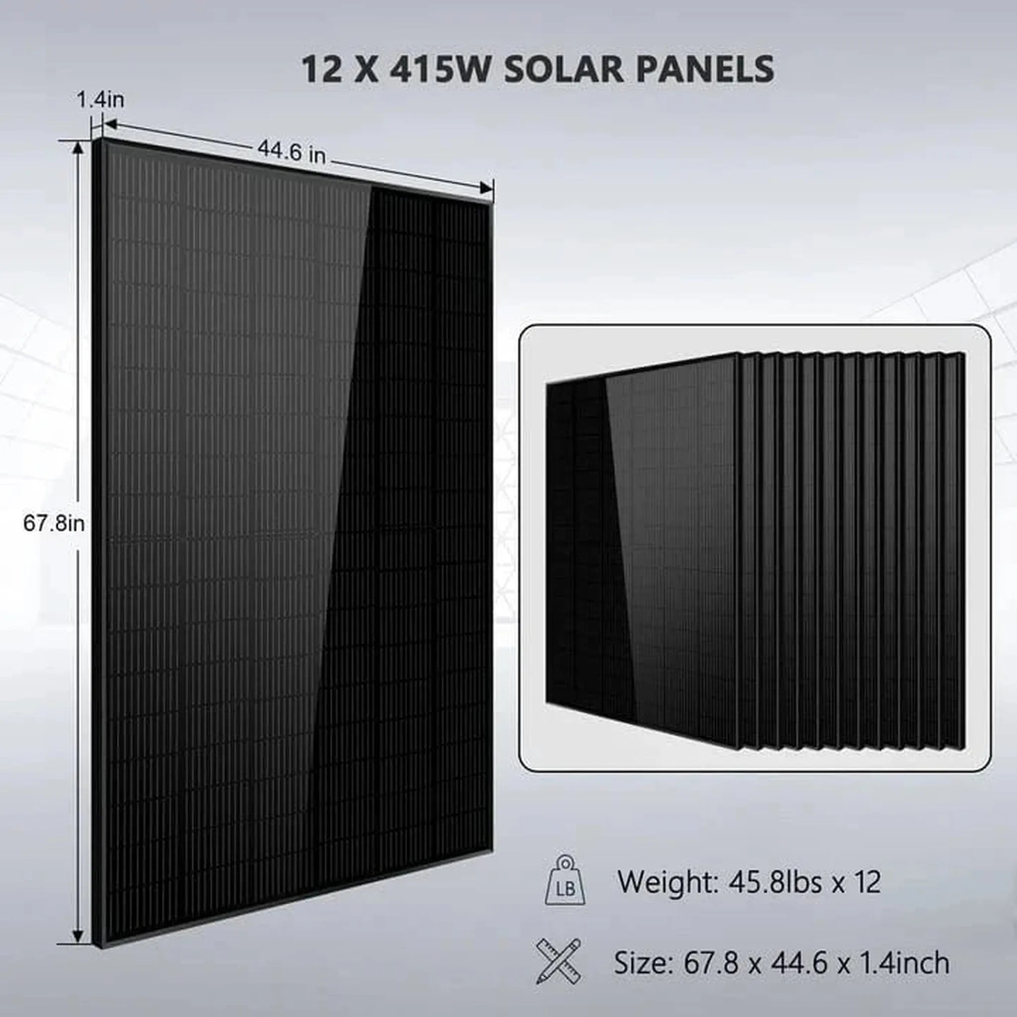 SunGold Power | Off Grid Solar Kit 20.48kwh Lithium 8000W Inverter | SGM-8K20