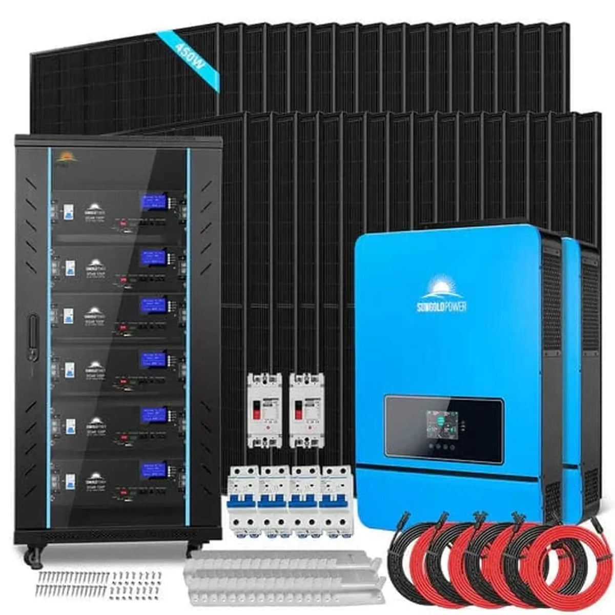 SunGold Power | Off Grid Solar Kit 20KW 48VDC 120V/240V | SGR-20K30T