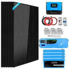 SunGold Power | Off Grid Solar Kit 6000W 24/48VDC 120V/240V | SGKPRO64/SGKPRO62