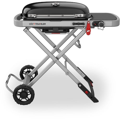 Napoleon | TravelQ 285 Portable Propane Gas Grill with Griddle | Red | TQ285-RD-1-A