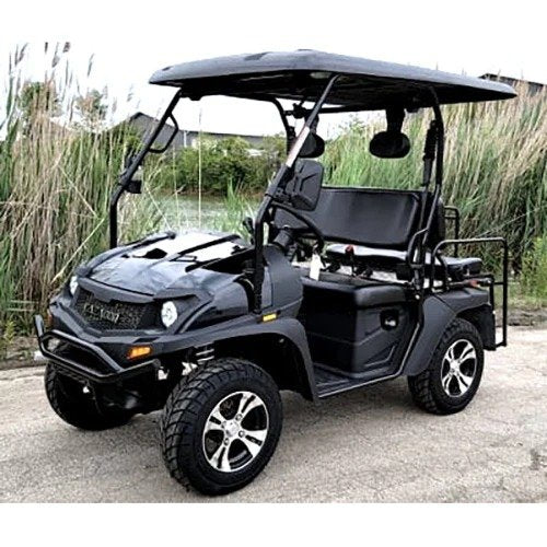 Linhai Big Hammer 200 GVX 200cc Gas Powered Side-by-Side Utility Cart with Custom Rims & Tires