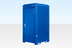 5Ft x 4Ft Single Mains Toilet (Blue)